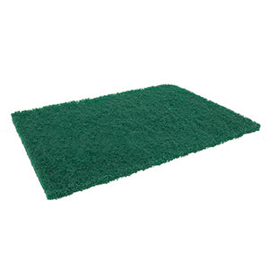 Brillo Verde de Restregar 4" x 6", Heavy Duty, Dixie.