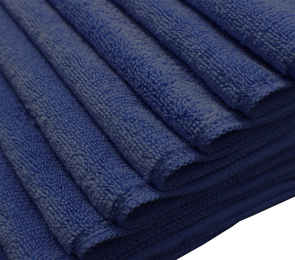 +PAÑO DE MICROFIBRA PARA LIMPIAR, 16" X 16" AZUL OSCURO, CAJA/204 UNIDADES, TERRY.
