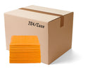 +PAÑO DE MICROFIBRA PARA LIMPIAR, 16" X 16" NARANJA, CAJA/204 UNIDADES, TERRY.