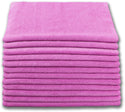 +PAÑO DE MICROFIBRA PARA LIMPIAR, 16" X 16" ROSADOS, CAJA/204 UNIDADES, TERRY.