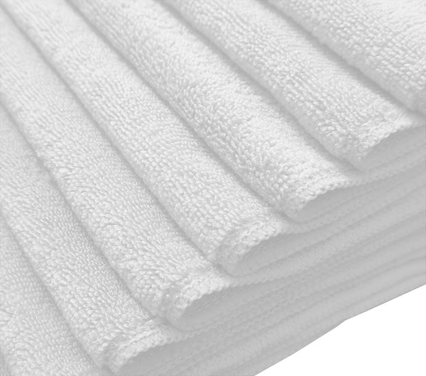 +PAÑO DE MICROFIBRA PARA LIMPIAR, 16" X 16" BLANCOS, CAJA/204 UNIDADES, TERRY.
