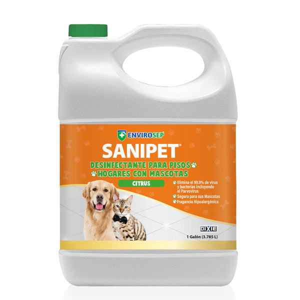 SANIPET - Desinfectante para Pisos • Hogares con Mascotas - Galón (3.785 Litros)
