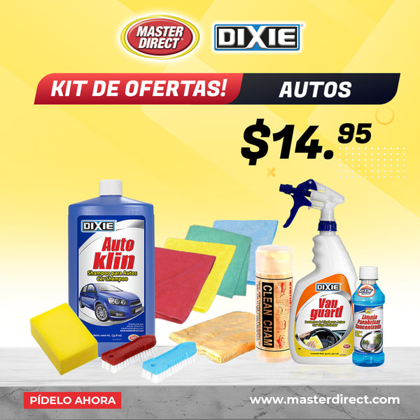 KIT DE ARTICULOS PARA LIMPIEZA DE AUTOS