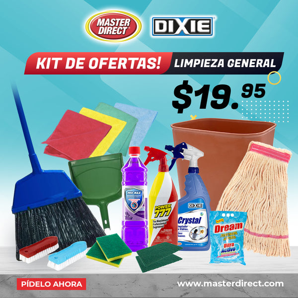 KIT DE ARTICULOS PARA LIMPIEZA GENERAL