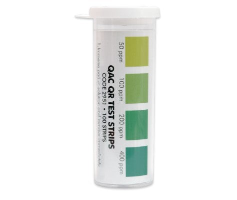 TIRAS MEDIR AMONIO CUATERNARIO EN RANGO 50-100-200-400 PPM. VIAL 100, LAMOTTE