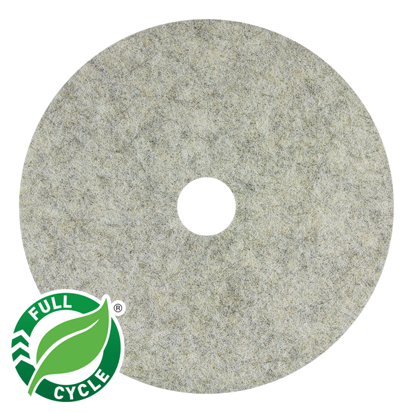 PAD FIBRA NATURAL DE 17" Y 20" PARA BRILLAR, CON MAQUINAS DE 175 A 3000 RPM.