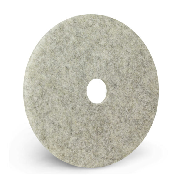 PAD FIBRA NATURAL DE 17" Y 20" PARA BRILLAR, CON MAQUINAS DE 175 A 3000 RPM.