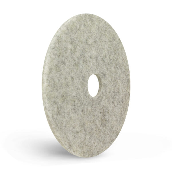 PAD FIBRA NATURAL DE 17" Y 20" PARA BRILLAR, CON MAQUINAS DE 175 A 3000 RPM.