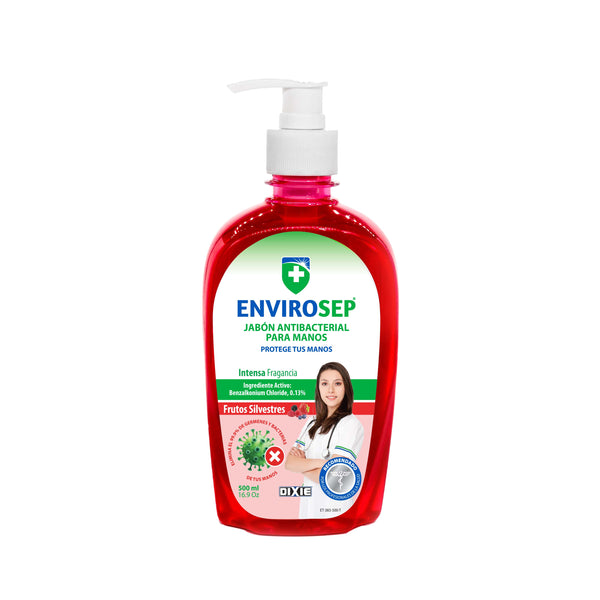 Jabón Antibacterial EnviroSep - Botella de 500 ml (16.9 oz)