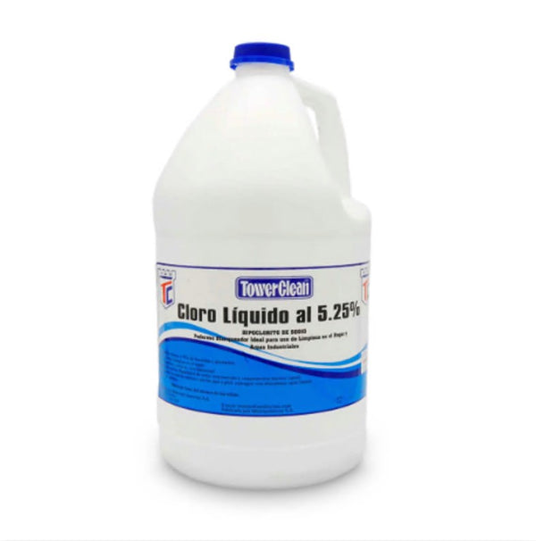 Cloro TowerClean 5.25% - Galón (3.785 Litros).