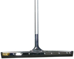 ESCURRIDORES DE AGUA PARA PISOS (SQUEGEES) 18", 22" Y 30" CAUCHO SUAVE MOSS CON MANGO DE ALUMINIO.