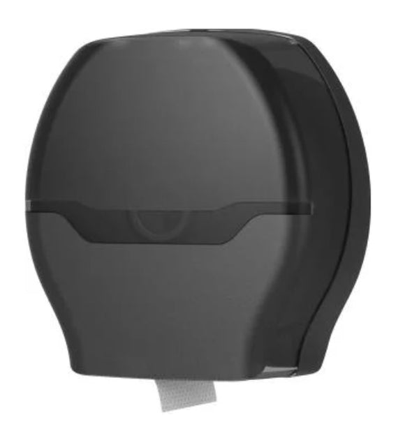 DISPENSADOR DE PAPEL HIGIENICO JUMBO ROLL 9", NEGRO, MASTER DIRECT.