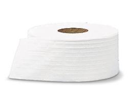 PAPEL HIGIENICO JUMBO ROLL, 1 PLIEGO, 1640 PIES (500 METROS) CAMELOT No. 130, CAJA DE 6.