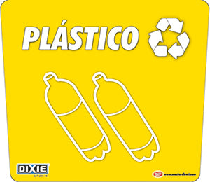 Etiqueta de Reciclaje para Basurero, 