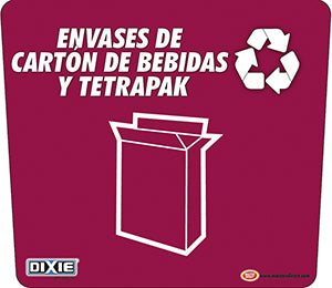 Etiqueta de Reciclaje para Basurero, 