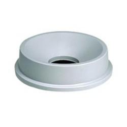 -TAPA PLASTICA TIPO EMBUDO PARA BASURERO 32 GL., BRUTE RUBBERMAID No. FG354300GRAY.