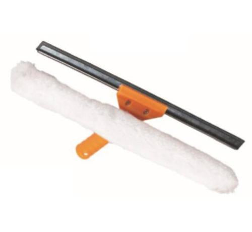 HERRAMIENTA LIMPIEZA DE VIDRIOS VICEVERSA: ESCURRIDOR Y PORTA FELTA DE 14", DIXIE