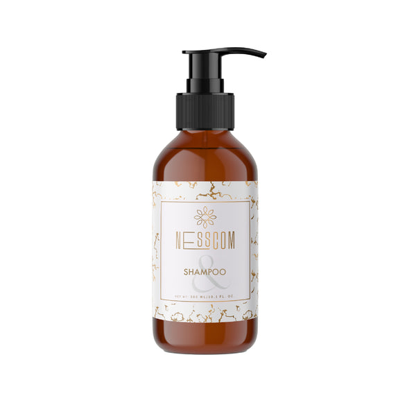 Shampoo NESSCOM , Botella Dispensadora de 300 Ml. (10.7 Oz.).