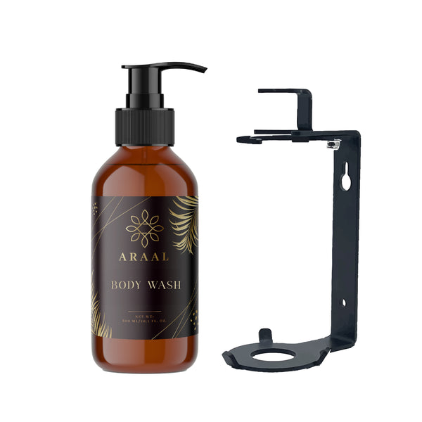 Body Wash ARAAL , Botella Dispensadora de 300 Ml. (10.7 Oz.).