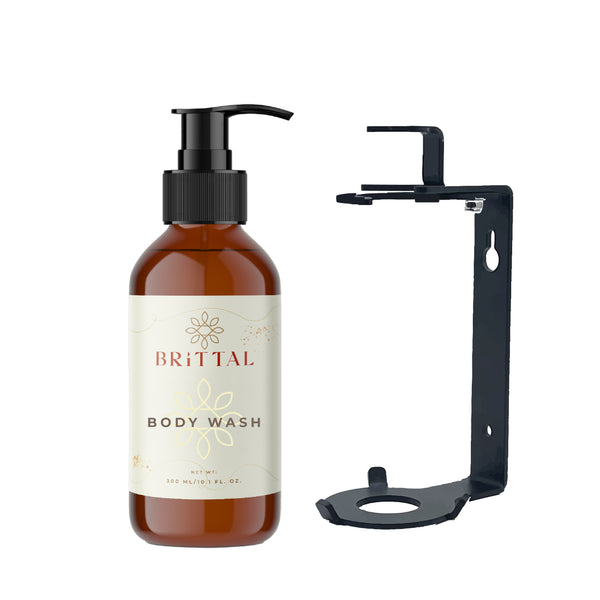 Body Wash BRITTAL , Botella Dispensadora de 300 Ml. (10.7 Oz.).