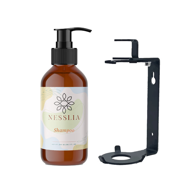 Shampoo NESSLIA , Botella Dispensadora de 300 Ml. (10.7 Oz.).