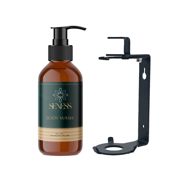 Body Wash SENESS , Botella Dispensadora de 300 Ml. (10.7 Oz.).