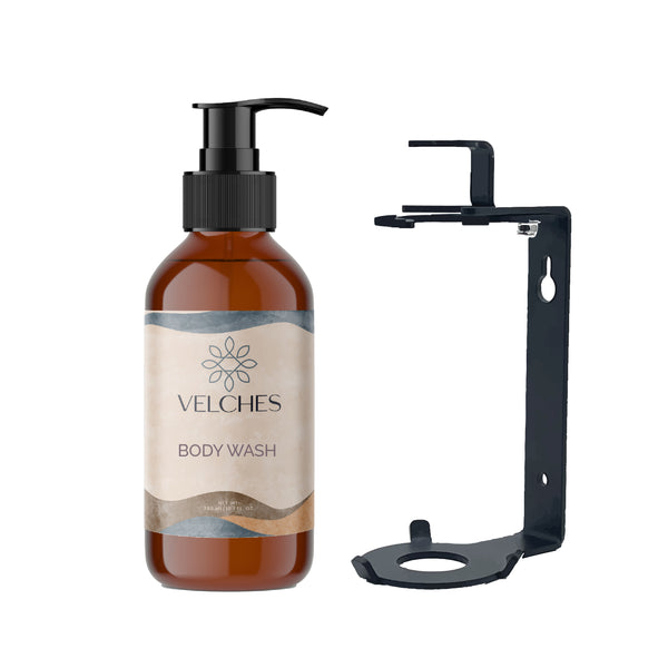 Body Wash VELCHES, Botella Dispensadora de 300 Ml. (10.7 Oz.).
