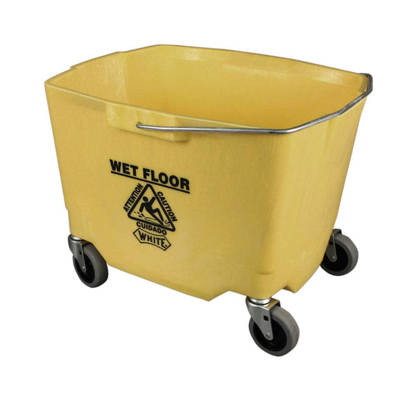 CUBO PLASTICO CON RUEDAS WHITE DE 35 QT., IMPACT No. 2635-3Y.