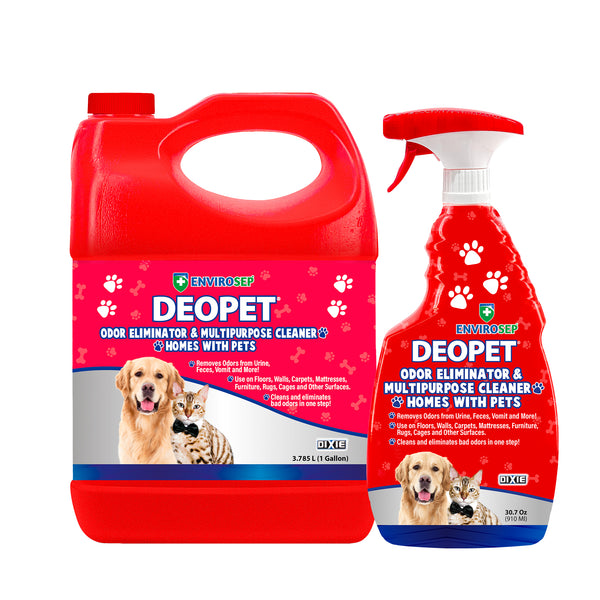 DEOPET - Odor Eliminator & Multipurpose Cleaner • Homes with Pets