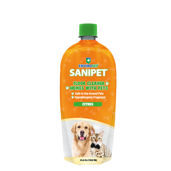 SANIPET - Floor Cleaner • Homes with Pets - 33.8 Oz. (1,000 ml).