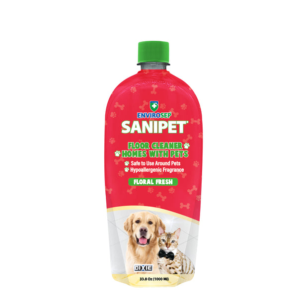 SANIPET - Floor Cleaner • Homes with Pets - 33.8 Oz. (1,000 ml).