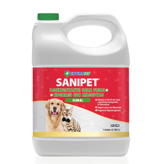 SANIPET - Desinfectante para Pisos • Hogares con Mascotas - Galón (3.785 Litros)