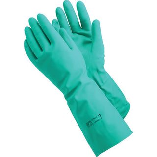 GUANTE DE NITRILO INDUSTRIAL, VERDE. SMALL, MEDIUM, LARGE Y X-LARGE.