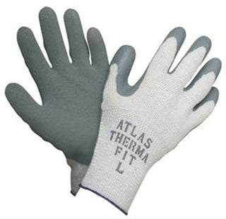 GUANTES USO CUARTOS FRIOS, ALGODÓN TERMICO RECUBIERDO LATEX, ATLAS THERMA-FIT.  SMALL, MEDIUM, LARGE Y X-LARGE.