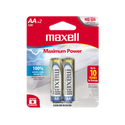 BATERIAS ALCALINAS MAXELL AA (LR6-2BP) - PAQUETE DE 2.