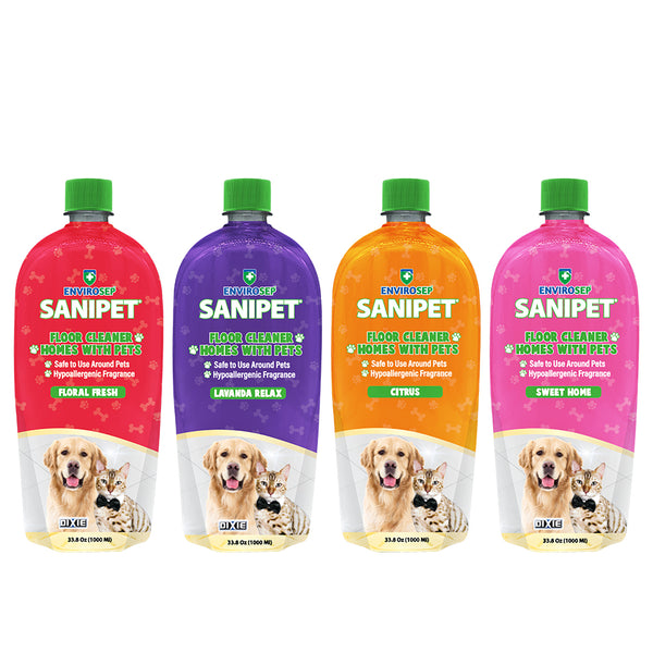 SANIPET - Floor Cleaner • Homes with Pets - 33.8 Oz. (1,000 ml).