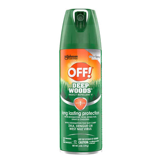 REPELENTE DE INSECTOS EN AEROSOL OFF!, DEEP WOODS, LATA DE 6 OZ.