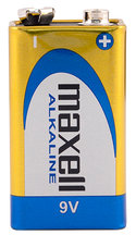 BATERIA ALCALINA MAXELL 9 VOLTIOSC (6LF22-1BP) - PAQUETE DE 1.