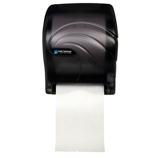 -+DISPENSADOR DE PAPEL TOALLA AUTOMATICO OCEANS, NEGRO PERLA, SAN JAMAR No. T8090TBK.