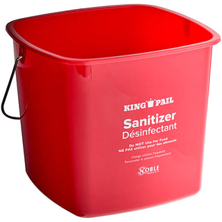 Comprar rojos +CUBO COLORES DE 6 QT. (5.6 Litros) , NOBLE No. 511KP196.