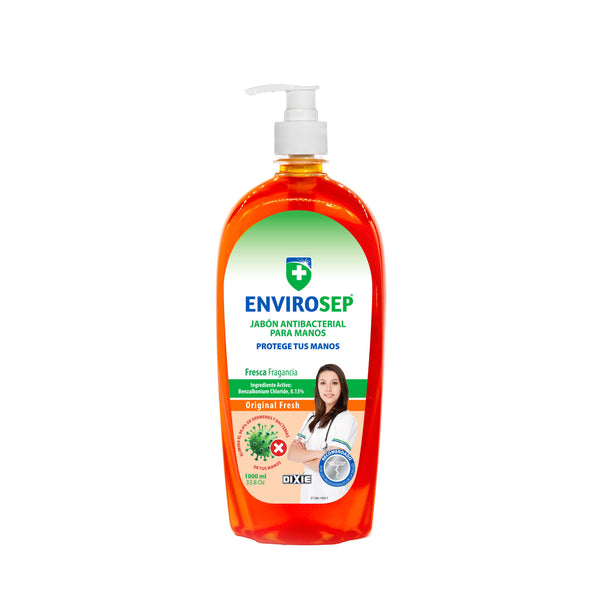 Jabón Antibacterial EnviroSep - Botella de 1,000 ml (33.8 oz)