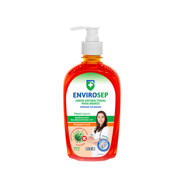 Jabón Antibacterial EnviroSep - Botella de 500 ml (16.9 oz)