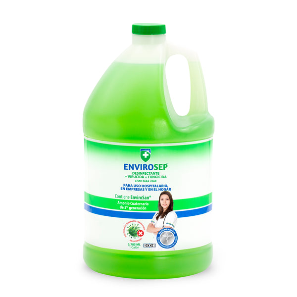 EnviroSep - Desinfectante + Virucida - Listo para Usar.  Galón (3.785 Litros).