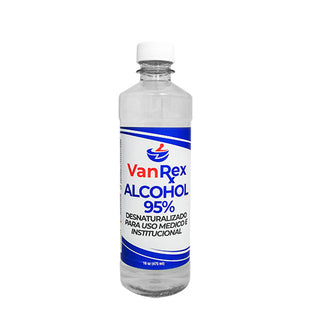 Alcohol Desnaturalizado VanRex 95% - 16 Onzas (475 ml)