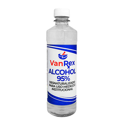Alcohol Desnaturalizado VanRex 95% - 24 Onzas (710 ml).