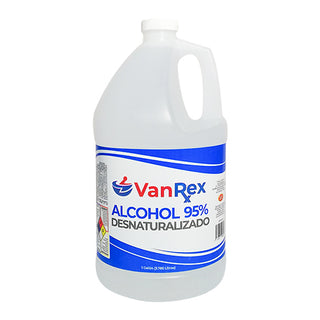 Alcohol Desnaturalizado VanRex 95% - Galón (3.785 Litros)