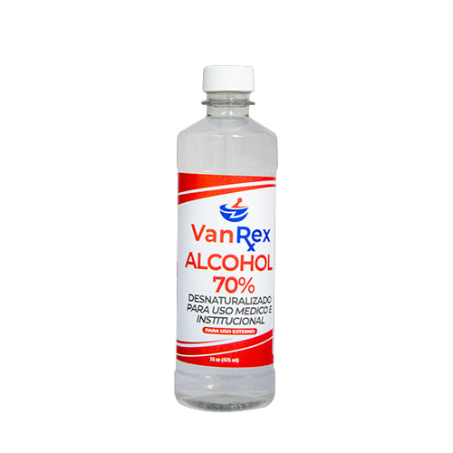 Alcohol Desnaturalizado VanRex 70% - 16 Onzas (475 ml)