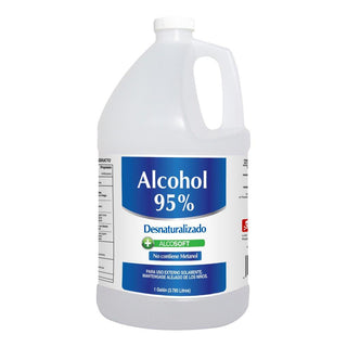 Alcohol Desnaturalizado AlcoSoft 95% - Galón (3.785 Litros)