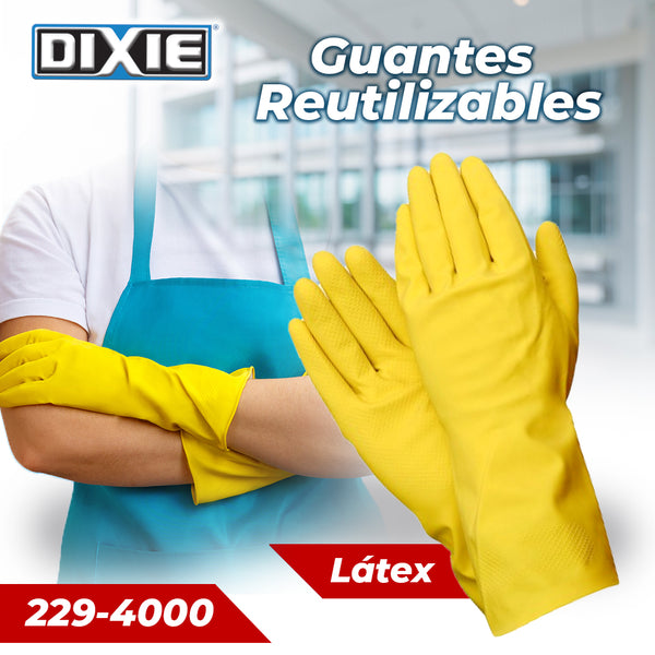 Guantes de Goma para Limpieza General - Home Plus