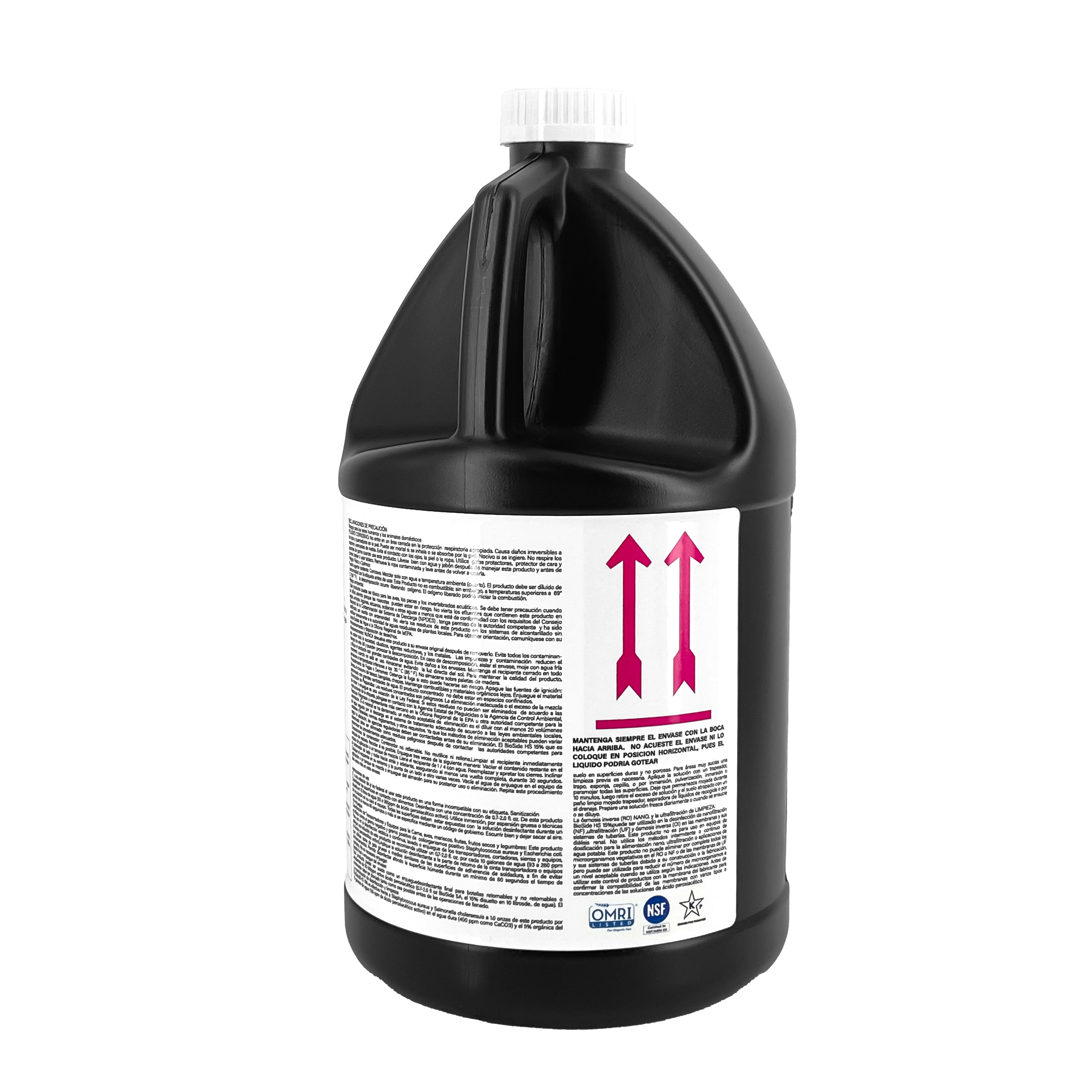 BIOSIDE HS 15% (PAA 15%) - ACIDO PERACETICO 15%, Galón (3.785L ...